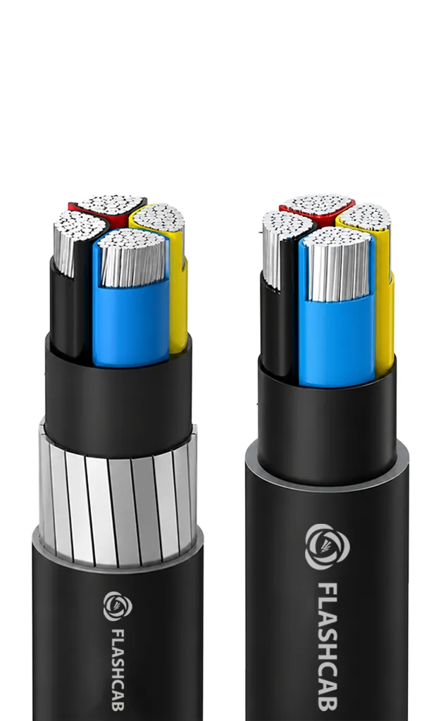 Four Core Armoured and Unarmoured (Aluminum)